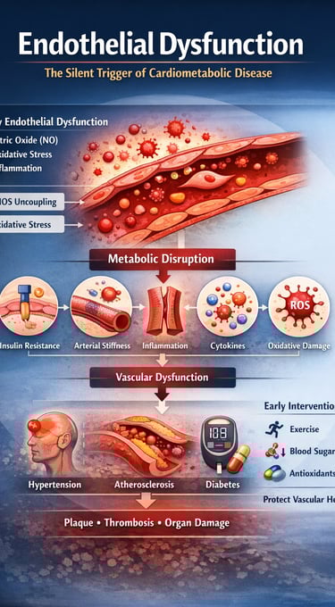 “Is Your Heart Aging Too Fast? Endothelial Dysfunction as the Earliest Warning Sign”