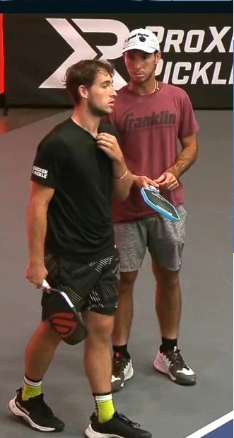 Dylan Frazier and JW Johnson discussing strategy