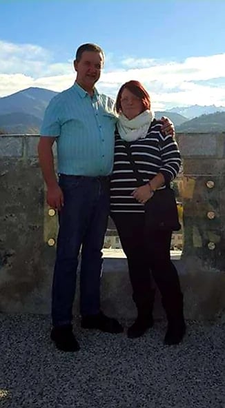 Bruce Clifton and Sonia Parker at Lourdes