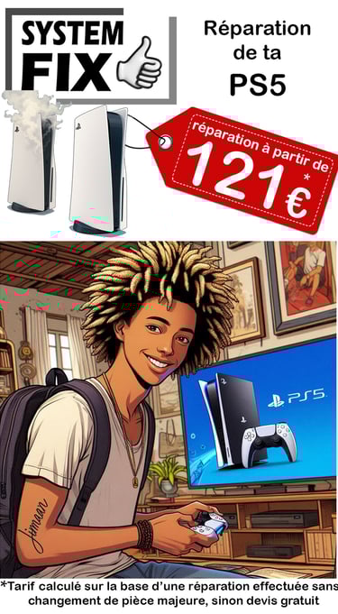 réparation PS5 en Guadeloupe