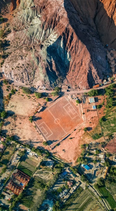 soccer field in the north of Argentina 
