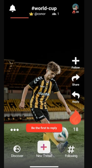 a soccer player is playing soccer on the field