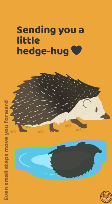 Wallpaper free print of a hedgehog