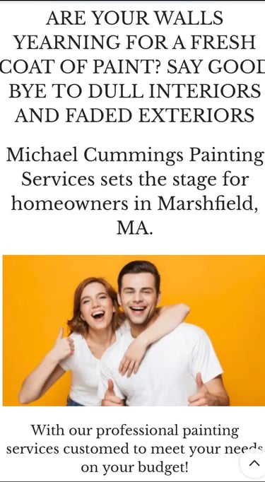Painters near me who need interior or exterior painting marshfield. ma/