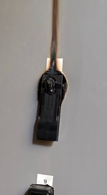 buzzy noise from meter board  fuse melted replaced by sparky g ltd electrician after-hours 