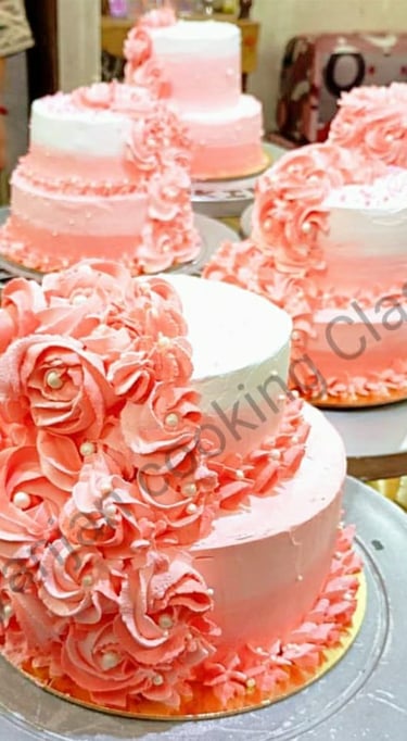 Tier cake vyanjan Bakers