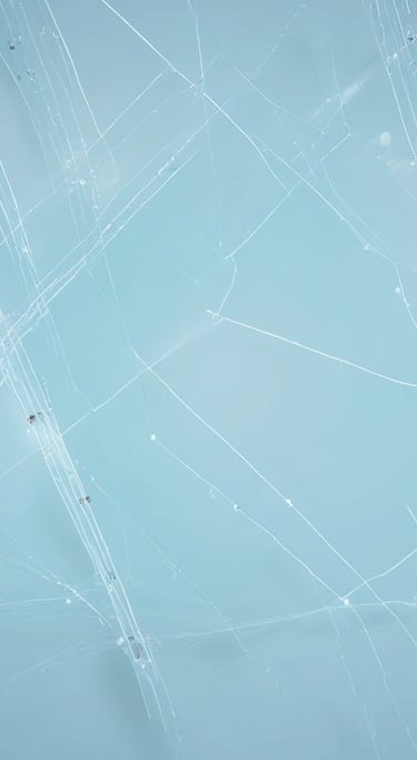 Fondo liso azul claro con lineas asimétricas blancas