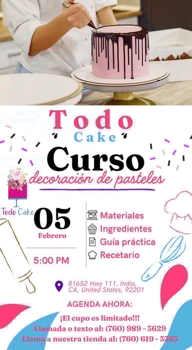 ¿Te gustaría aprender reposteria? 🧁🍰🎂  🧁🍰🎂¡Asegura tu lugar en nuestro curso de repostería! 🧁🍰🎂 Aprenderas a utiliza