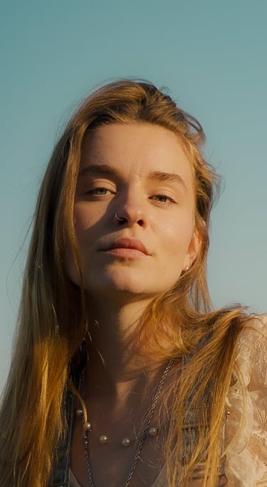 Fashion model photoshoot in Malibu by BrandNests creative marketing and video agency.