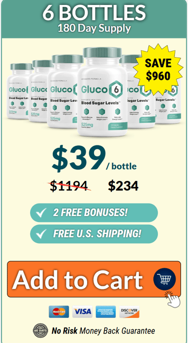 Gluco6 Review : Organic blood sugar formula