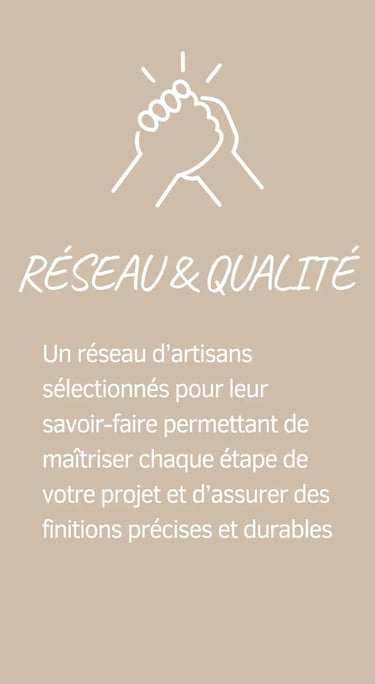 Réseau d’artisans qualifiés Baïa Home à Caen – coordination de travaux et finitions haut de gamme