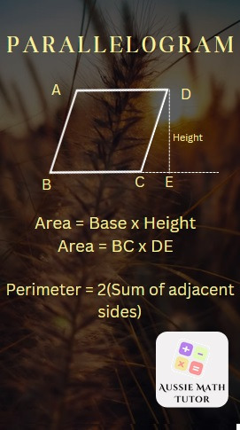 Formula for Parallelogram