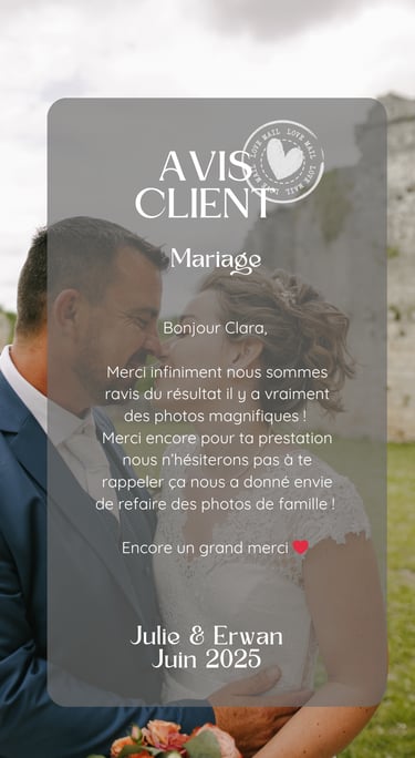 avis mariage photographe de mariage bordeaux