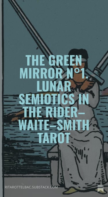 Cover of a tarot publication with archetypal illustrations