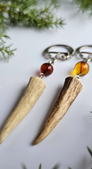 Amber keyrings