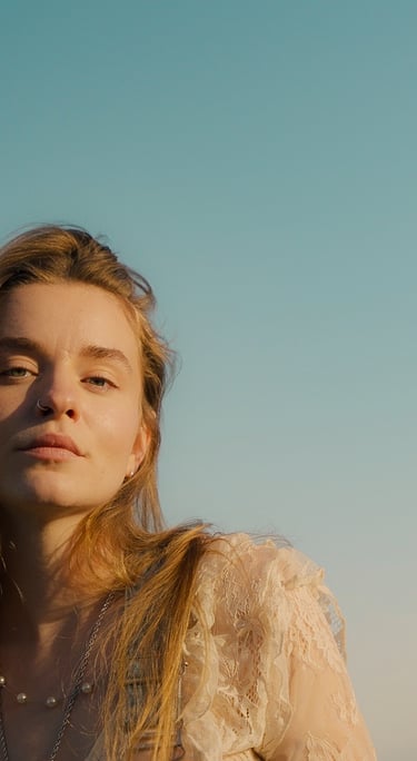 Fashion model photoshoot in Malibu by BrandNests creative marketing and video agency.