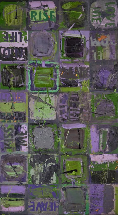 Modern Art Oil Painting by Henk Tieten Contradictions nr 1