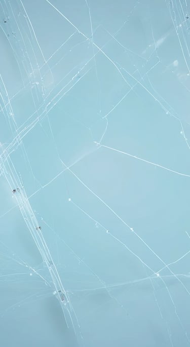 Fondo liso azul claro con lineas asimétricas blancas