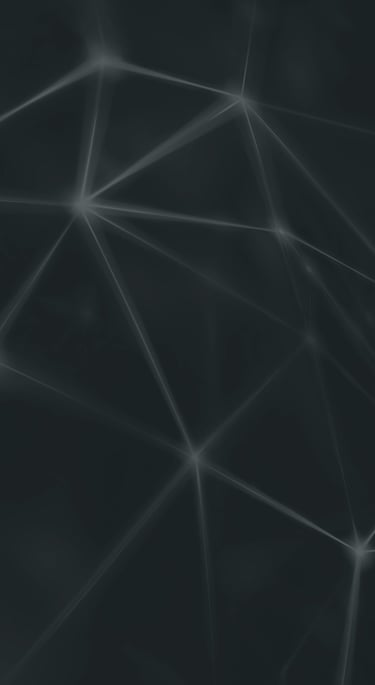 Hintergrundbild mit leuchtendem geometrischem Netzwerk aus vernetzten Knoten – KI-gestützte Rechtsan