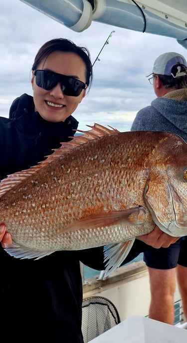 Look who can catch the biggest Fish