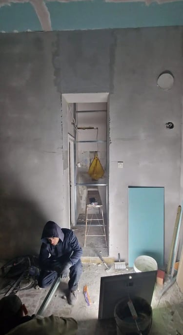 Izrada gipsanog pregradnog zida