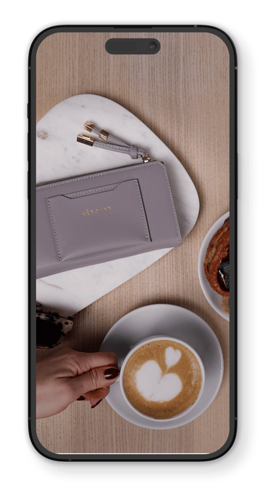 Social Media Video-Assets für Maison Héroïne – hochwertige Reels zu Taschen & Geldbörsen, produziert