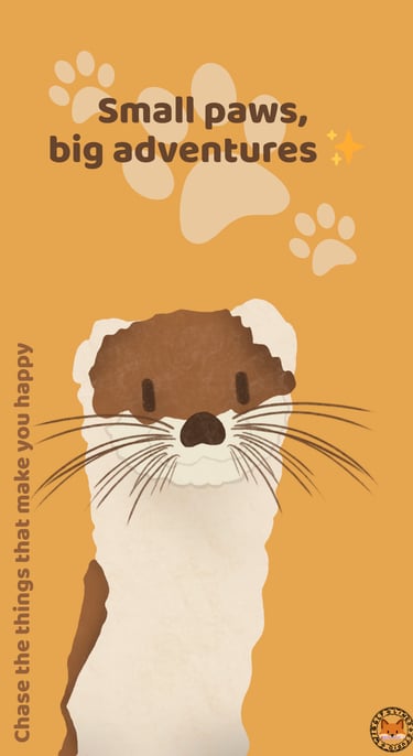 Wallpaper free print of a ferret