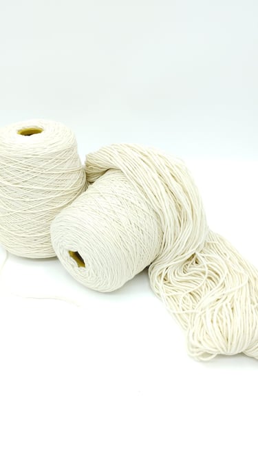 Cône de laine mérinos d'arles fibre naturelle