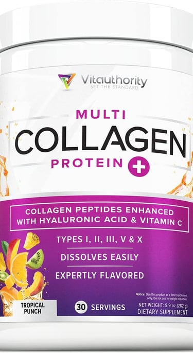 Multi Collagen Peptides Plus Hyaluronic Acid and Vitamin C