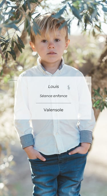 Photographe enfant en Provence, portrait naturel d’enfant à Valensole