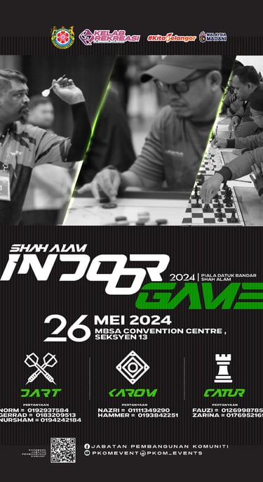 Kejohanan Catur Indoor Game Terbuka Shah Alam 2024 Catur Malaysia Chess Tournament 