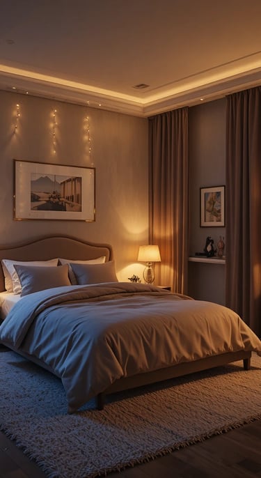 Tripod Table Lamp, Small Cute Bedside Lamp with Linen Beige Lampshade, Nightstand Lamp for Nursery, 