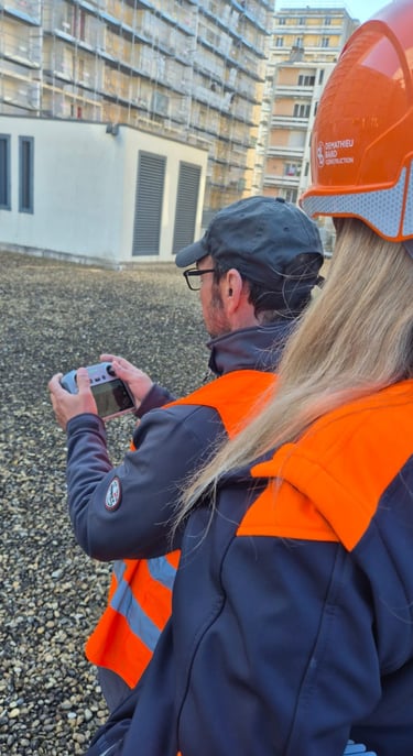 Photos aériennes à Alès pour l'entreprise DEMATHIEU BARD