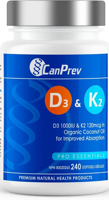 Vitamin supplements for D3 and K2