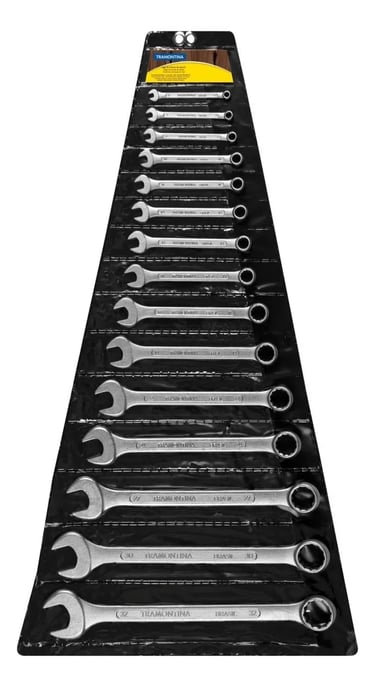 Jogo Com 15 Chaves 6- 32mm Profissional Tramontina Combinada