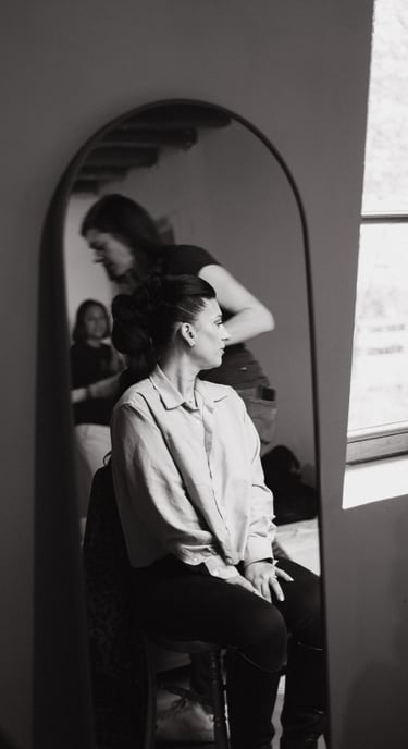 préparatif mariée, maquillage de la mariée, photo reportage mariage Oise Chaumont en Vexin