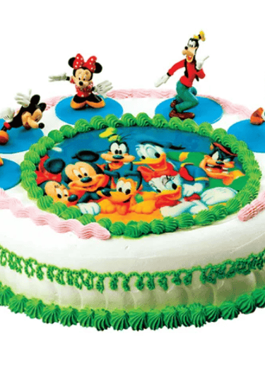 Semi Fondant Theme Cake