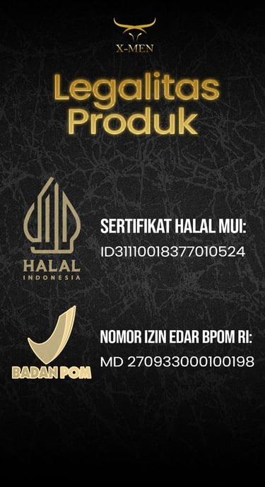 Legalitas permen xmen atau permen x-men: BPOM dan Halal.