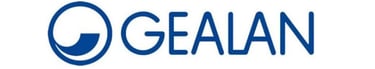 a logo for the company gealan