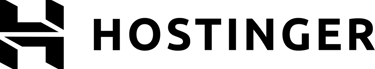 hostinger der hoster in schwarz das logo