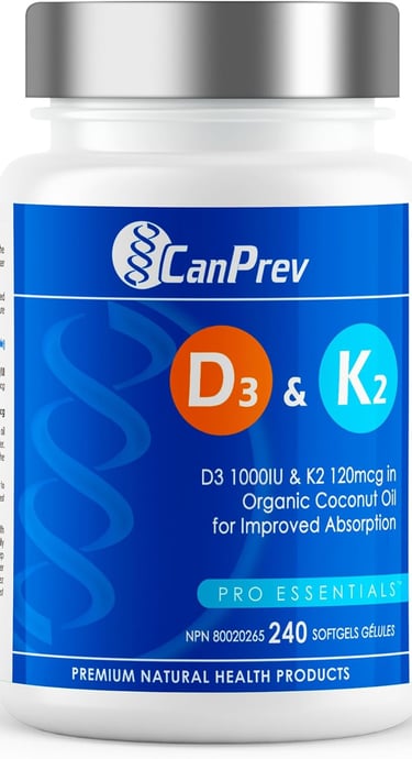 Vitamin D3 and K2 Supplement