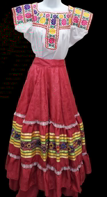 Mexican folklorico dresses handmade by artisans Tradiciones Norma Phoenix AZ