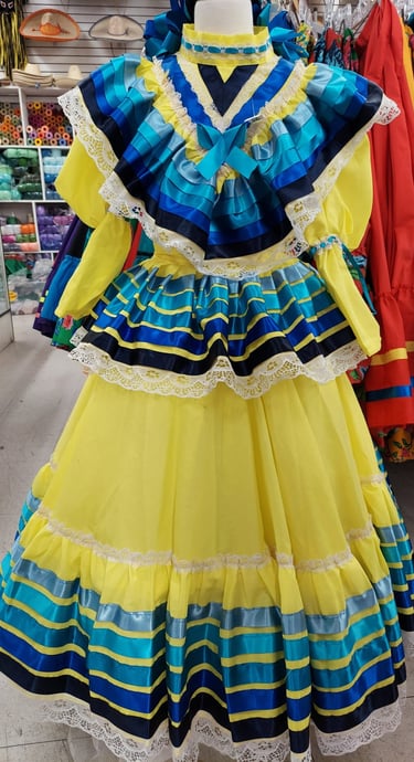 Mexican folklorico dresses handmade by artisans Tradiciones Norma Phoenix AZ