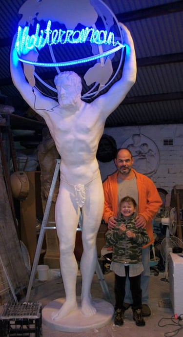 Atlantis for the dance room, Darlinghurst Middeteranian Restaurant.