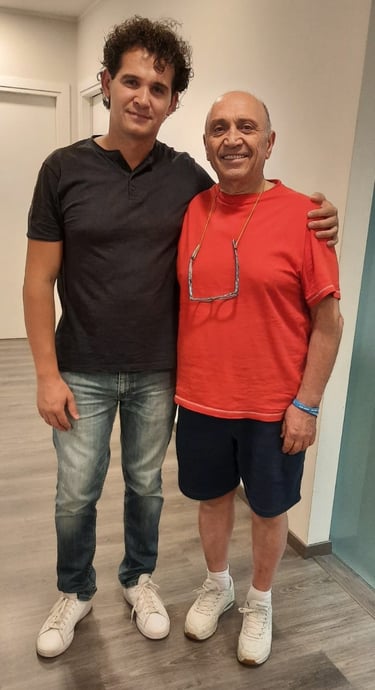 Dott. Simone Capponi con il Dott. Mimmo Micarelli