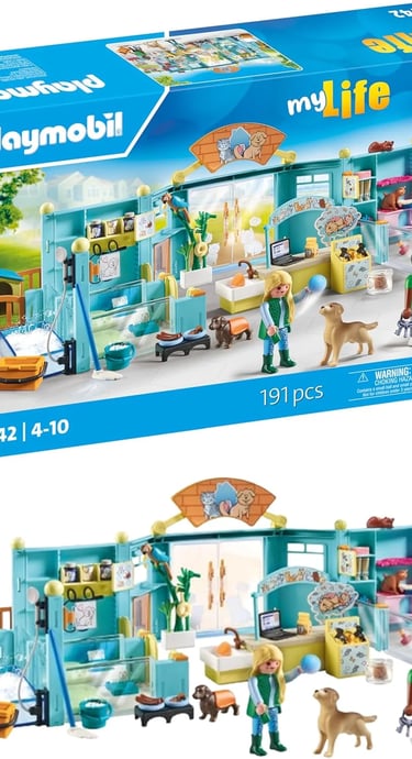 playmobil hotel des animaux