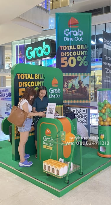 sewa mesin gachapon jumbo square jakarta