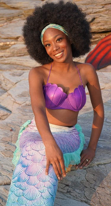 Purple mermaid