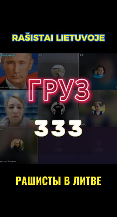 Рашисты в Литве. Общение в чате ТикТока. 2024 г.