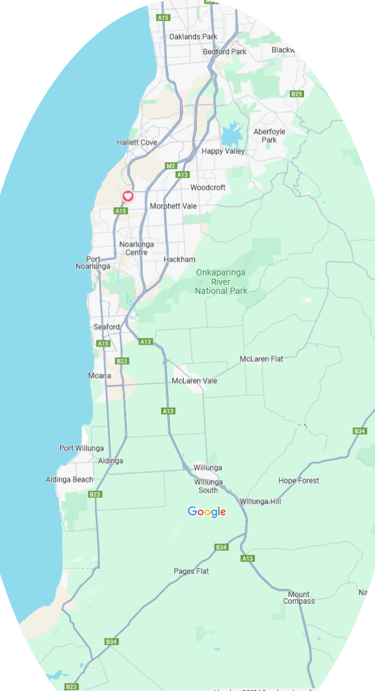 Map of free scrap metal removal service area